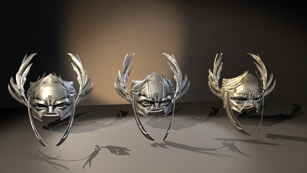 Medieval Fantasy Knights Helmets Pack