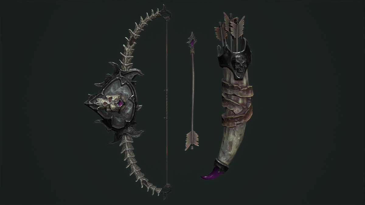 Undead bow quiver arrow
