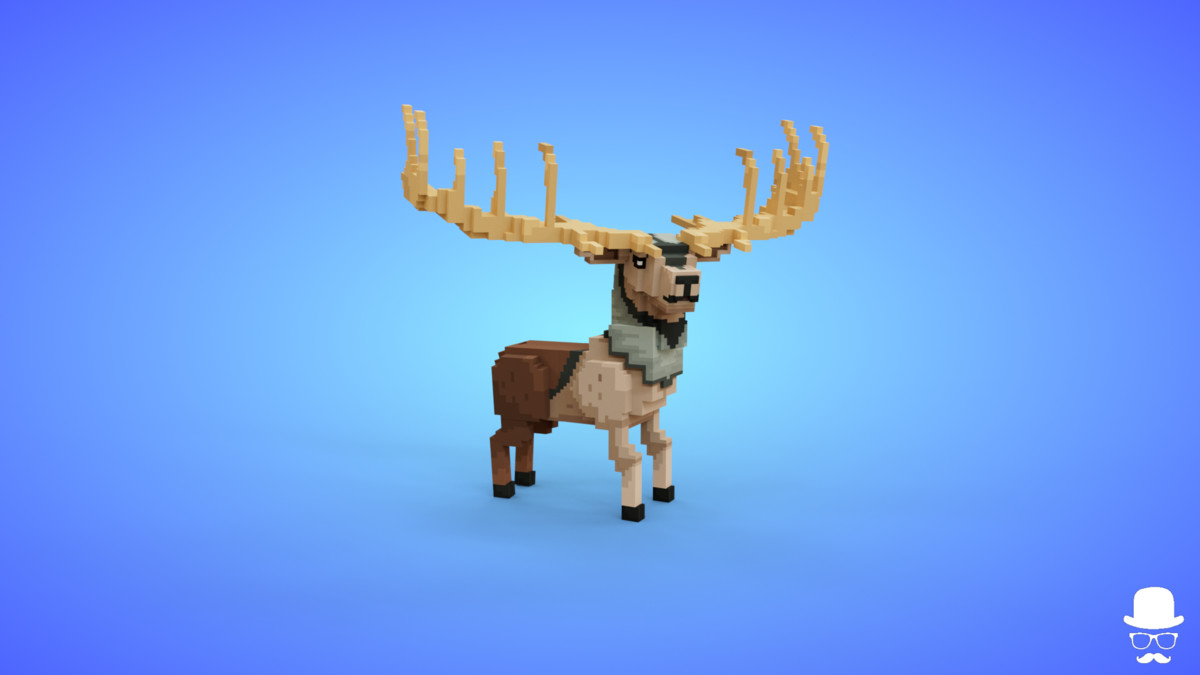 Voxel Prehistoric Animals Pack