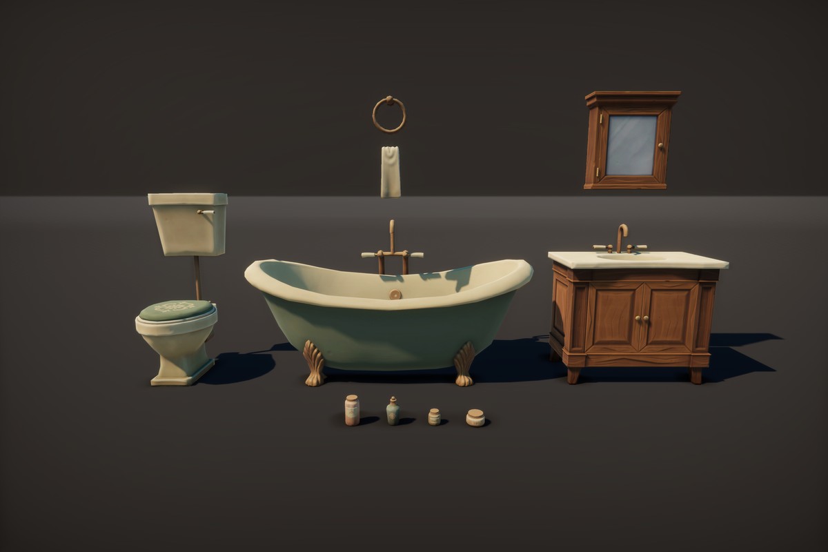 Stylized Victorian Mansion