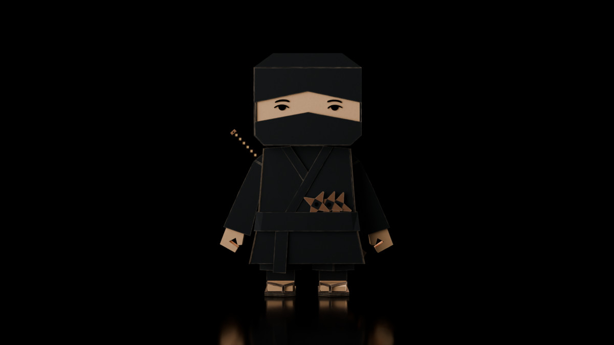 Samurai Realm : Chibi papercraft Japan feudal Asset pack