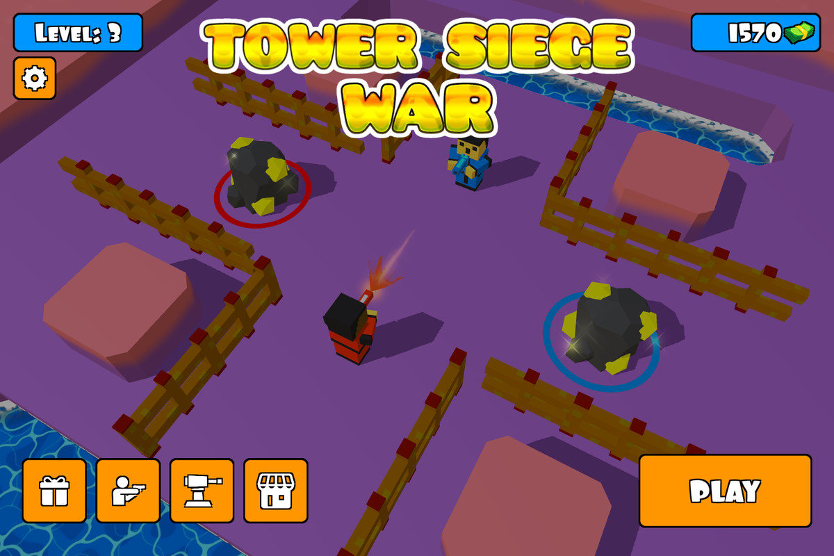 Tower Siege Wars - Complete Mobile Game Template