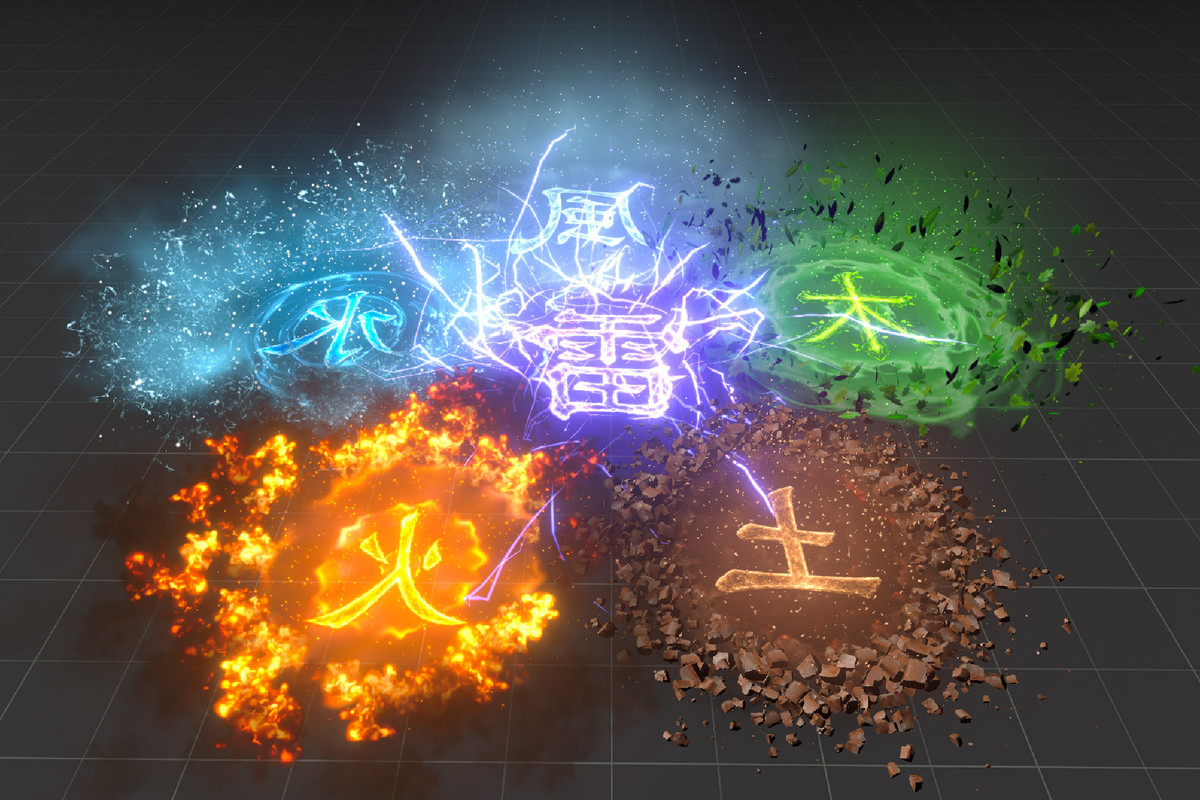VFX Graph - Elemental magic circles