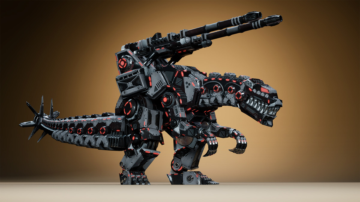 Sci-Fi Dino Gunner