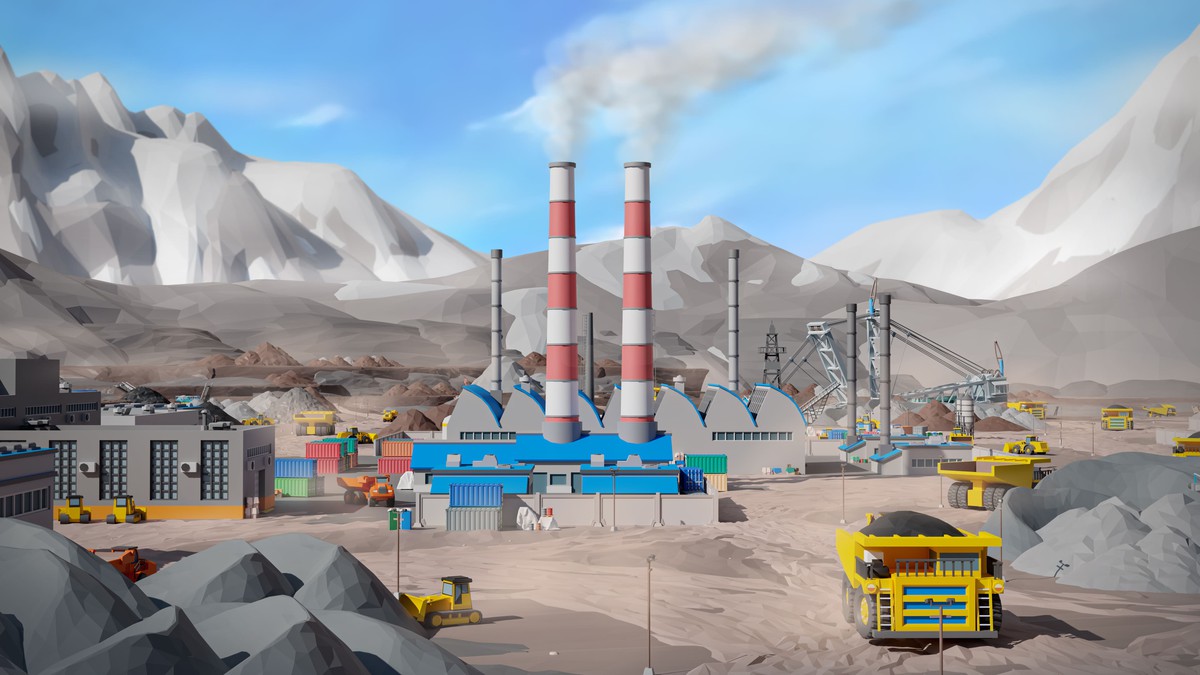 Mining Industry - Low Poly 3D Models Pack