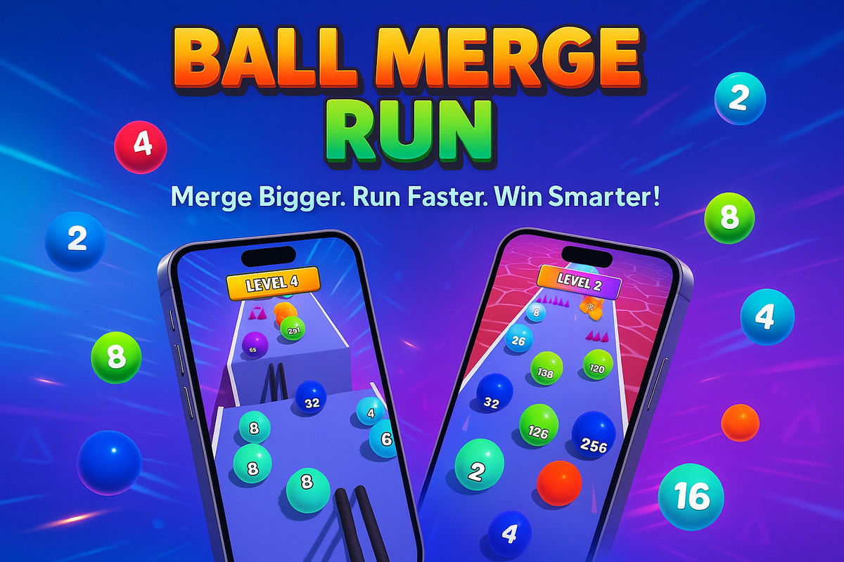 Merge Ball Runner 3D – Complete Mobile Game Template