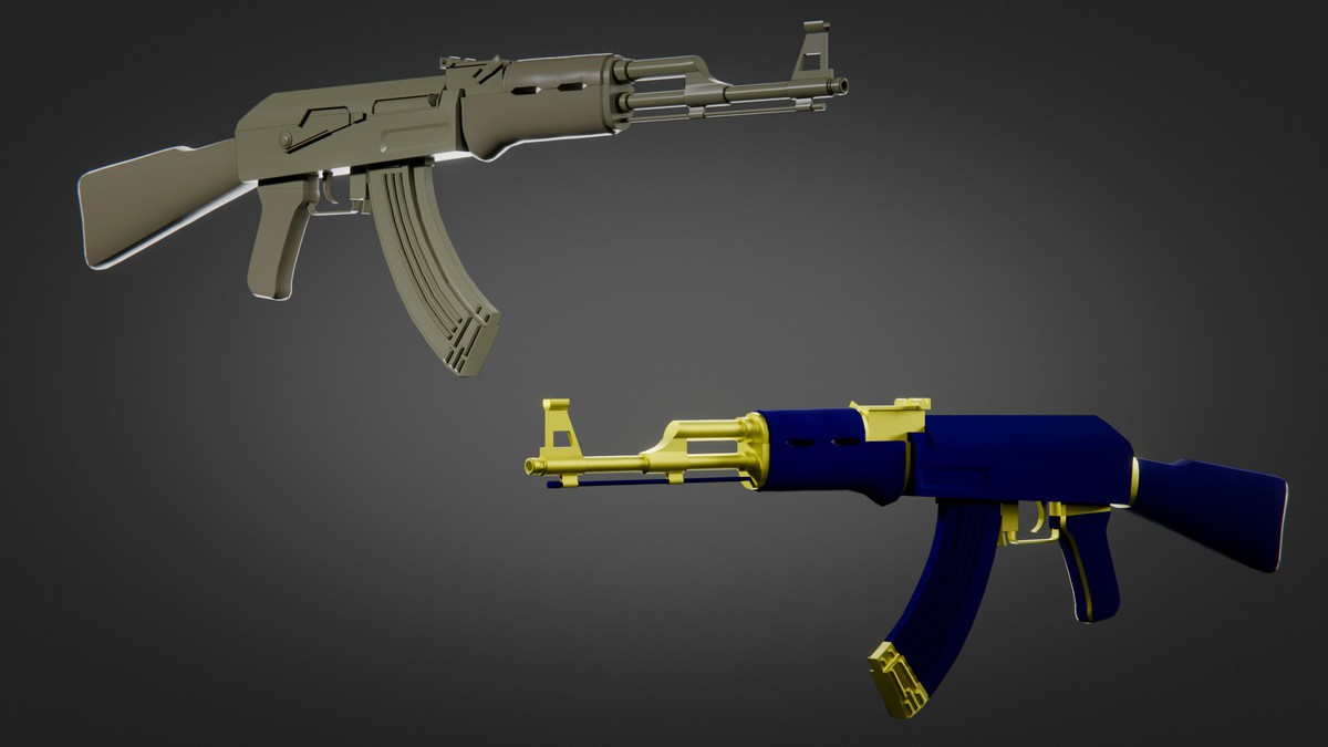 Weapon Color Skins Pack — 230 Variations