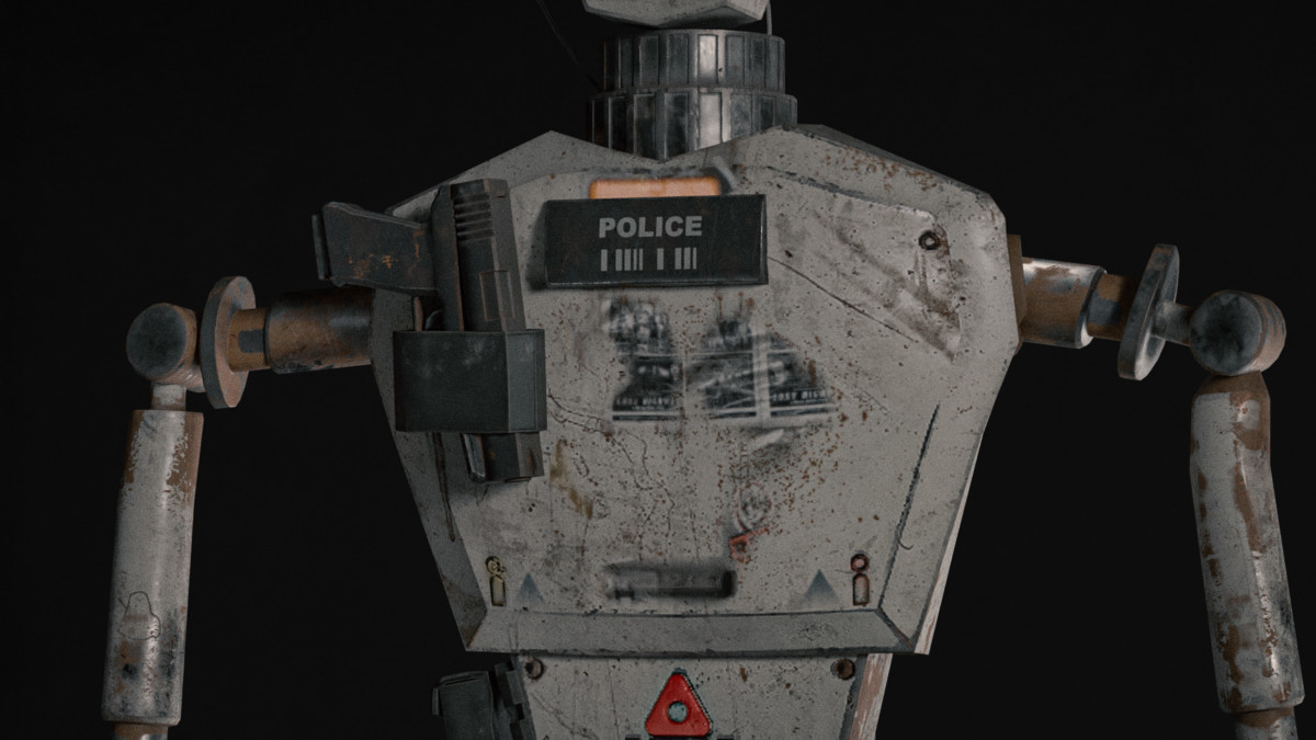 Surveillance Security Robot NPC