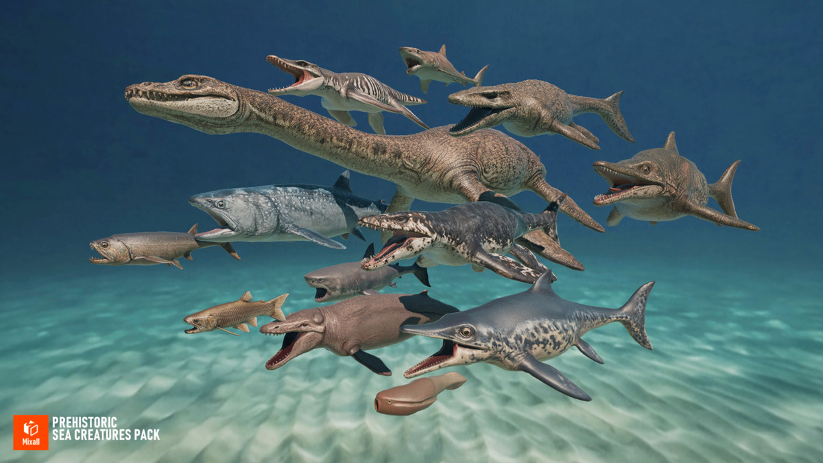 Prehistoric Sea Creatures Pack