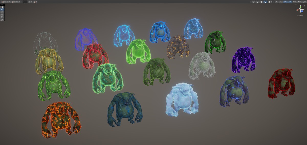 Stylized Status VFX