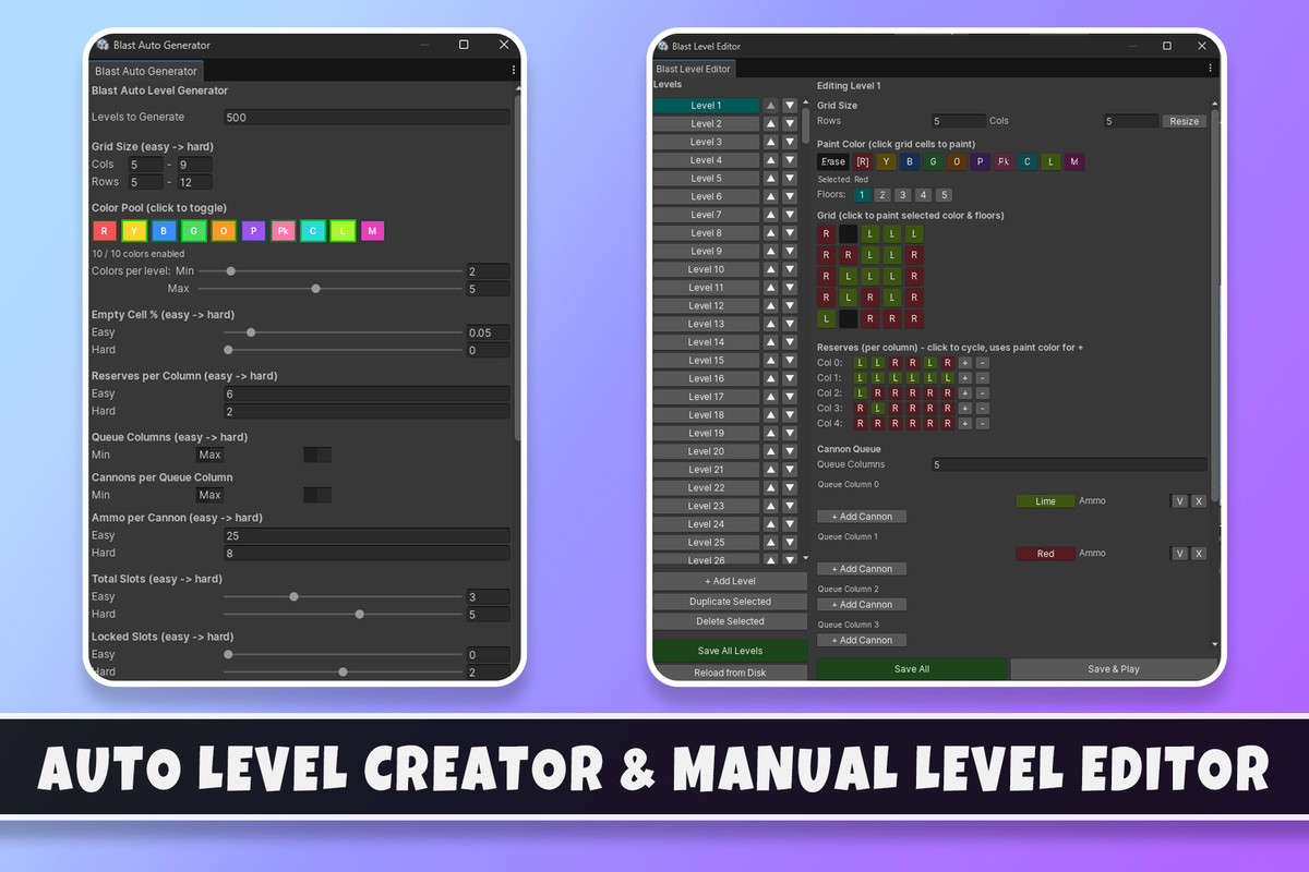 Block Blaster Jam | Game Template + Editor