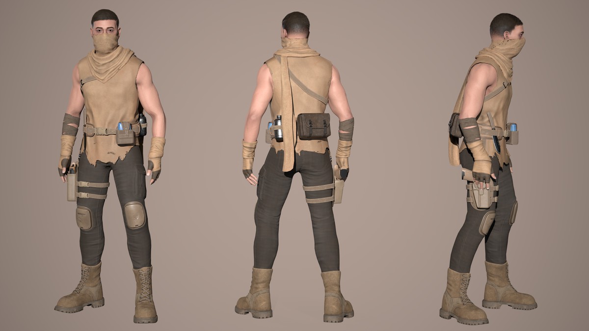 Desert Survivor Character Pack