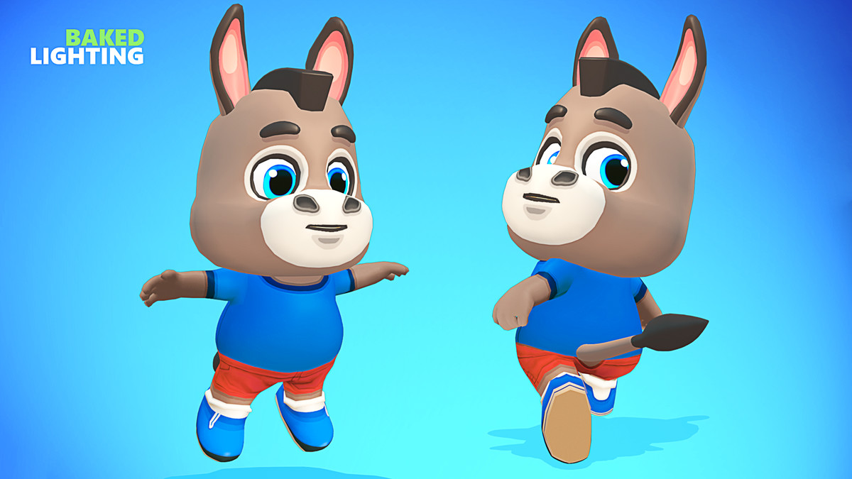 Donkey Mule Animated