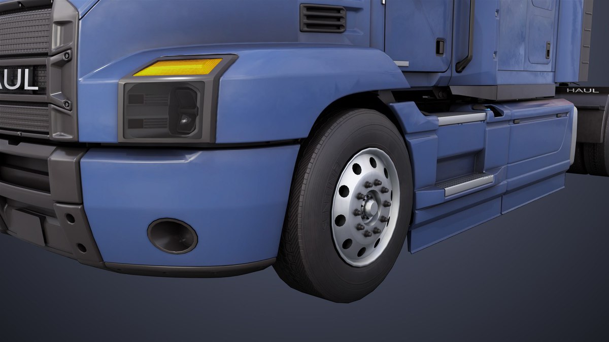 Heavy Truck Blue Chassis 05 URP HDRP Textures