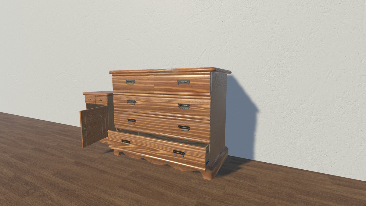 Vintage Furniture - Sidetable, Cabinet