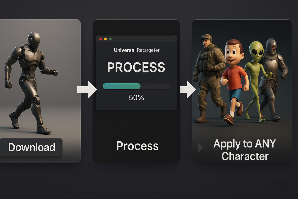Universal Animation Converter & Retargeting Pro