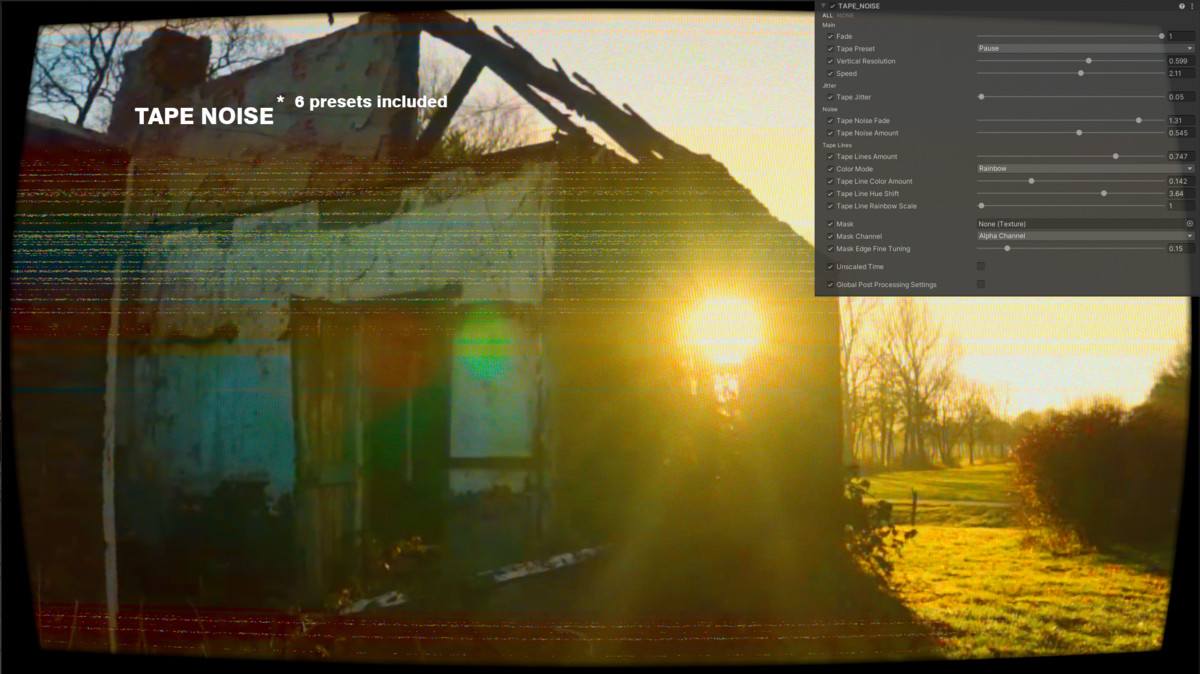 Retro Vision Pro - CRT & VHS VFX