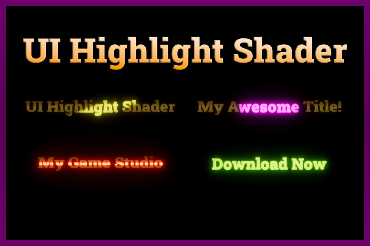 UI Highlight Shader