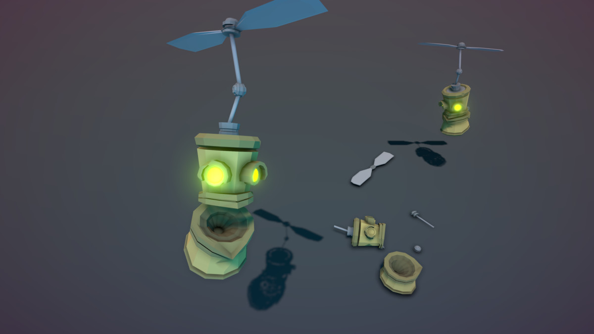 STYLIZED Fantasy Magitech Laboratory - Low Poly 3D Art
