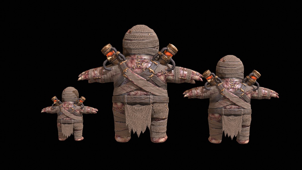 Chibi Necro Fat Zombie