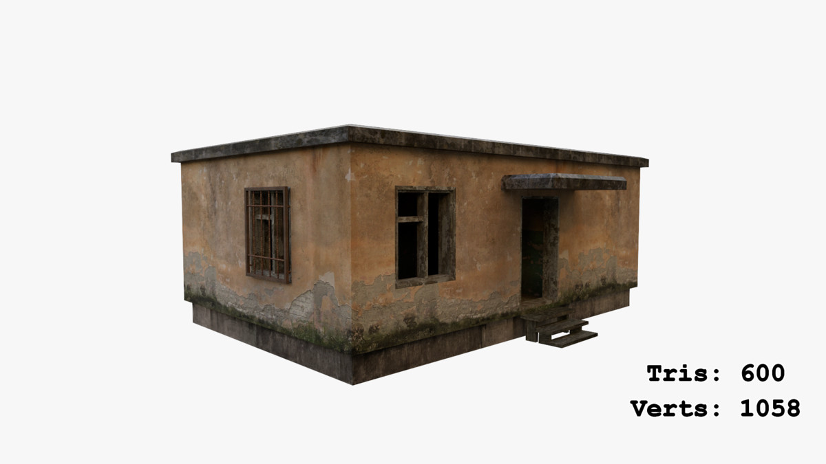 Abandoned Apocalyptic Buildings Mega Pack