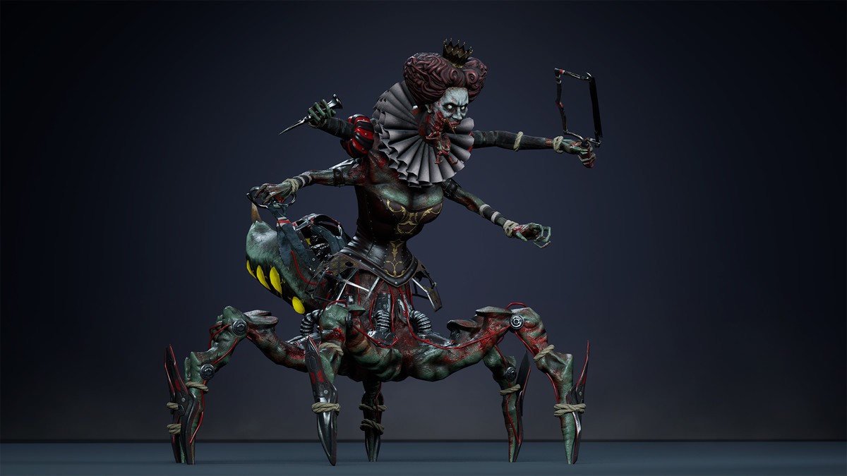 Fantasy Cyborg Queen