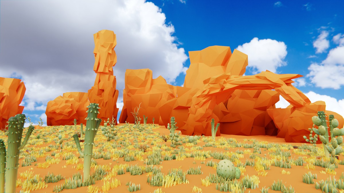 Low Poly Desert by IGS