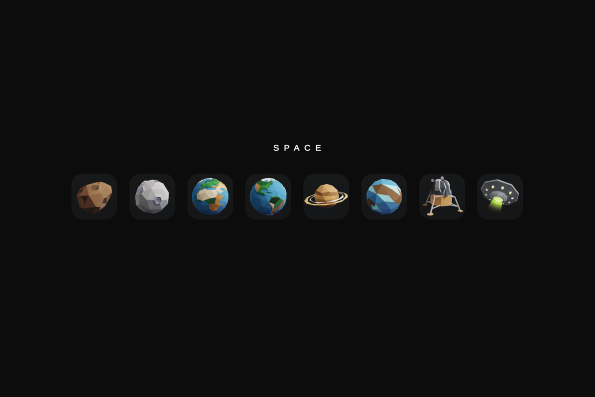 Low Poly Icon Pack
