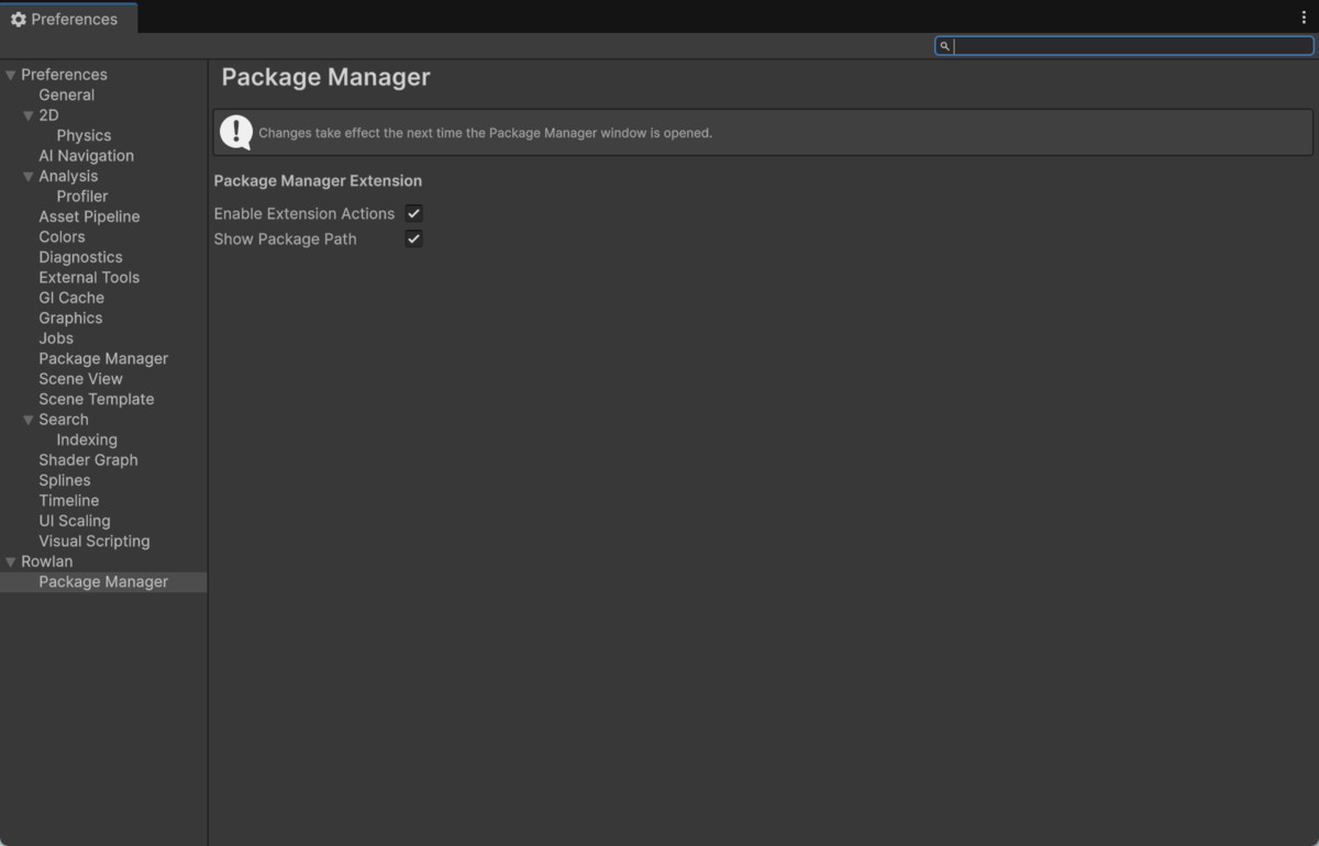 Package Manager Extensions - Support Edition