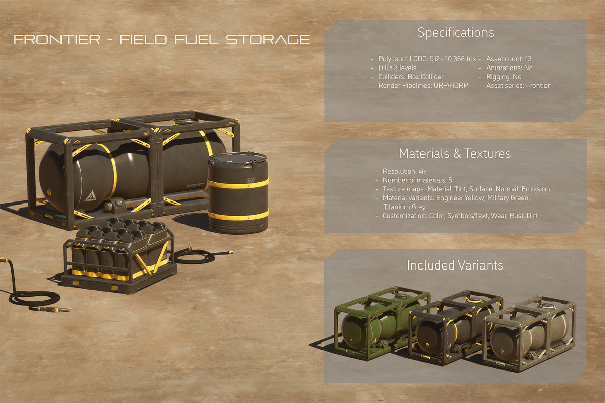 Frontier - Sci-Fi Fuel Storage & Supply