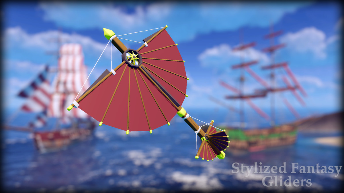 Stylized Fantasy Gliders - By Yorakeys