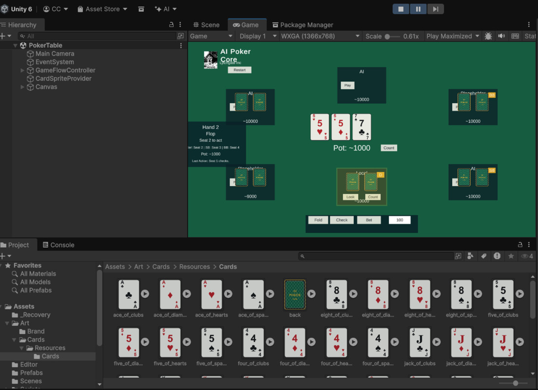 AI Poker Core