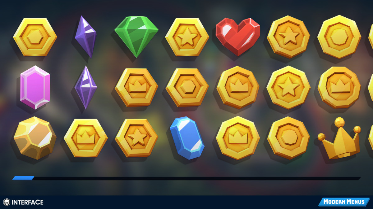 Modern Menus - Synty INTERFACE - GUI