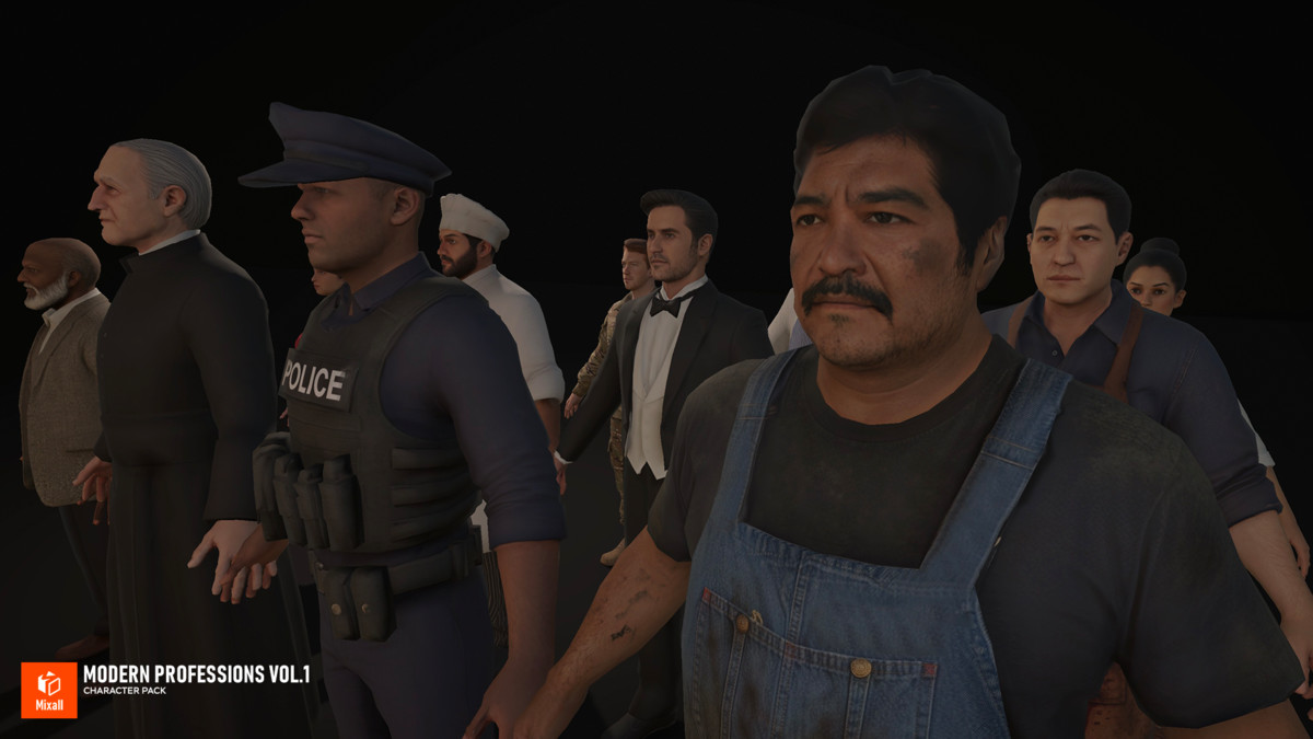 Modern Professions Vol.1 - Character Pack
