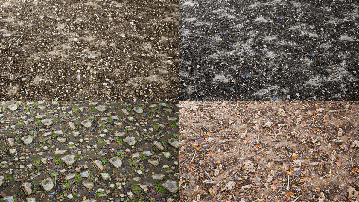 Realistic Materials - Forest Ground 1