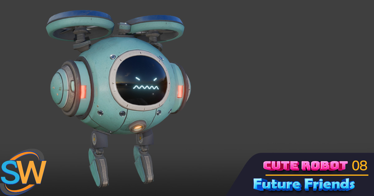 Cute Robot 08 – Future Friends