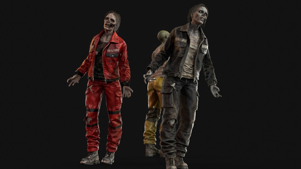 Zombie Worker Girl Two