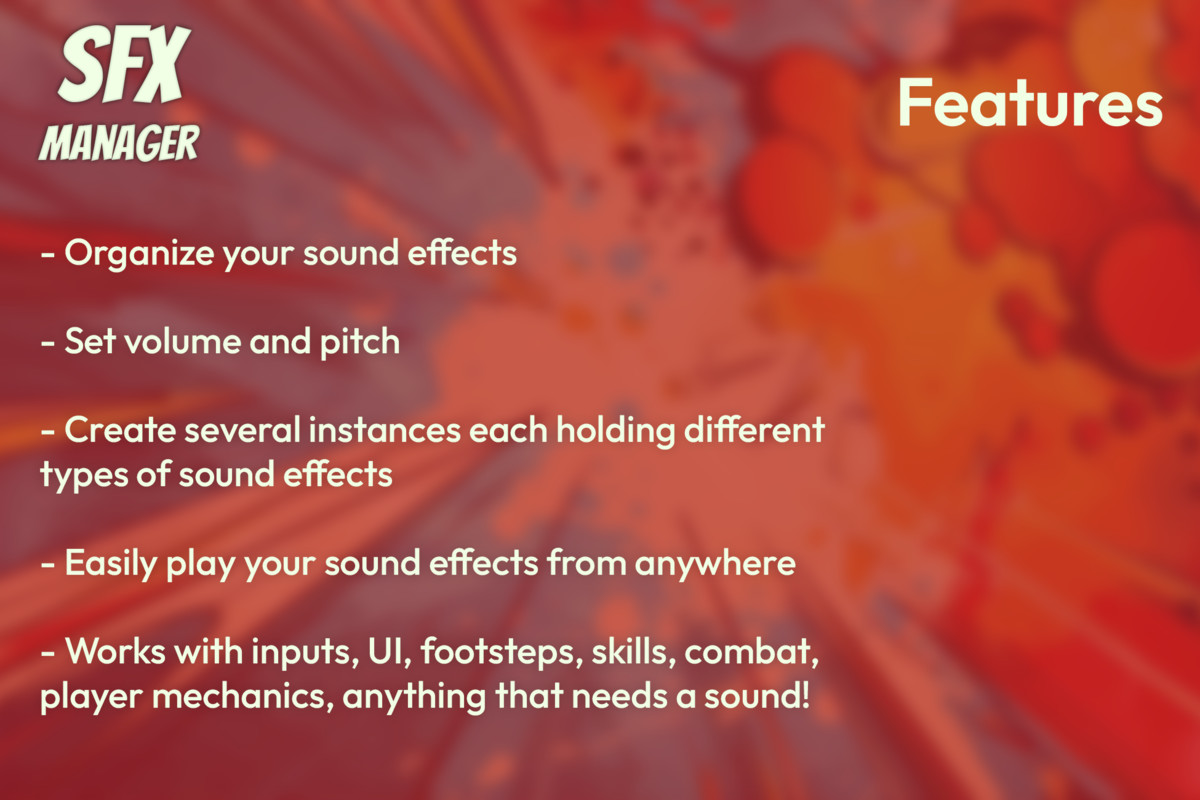 SFX Manager