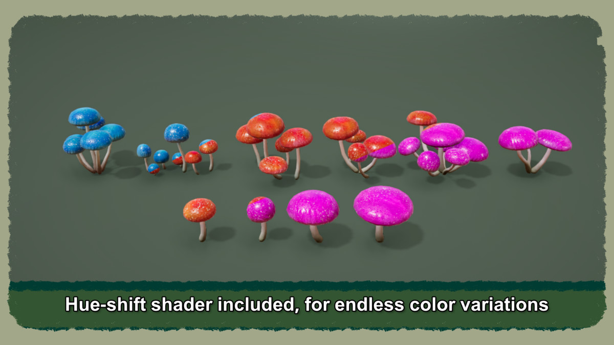 PIDI - COSY: Stylized Mushrooms Vol 2