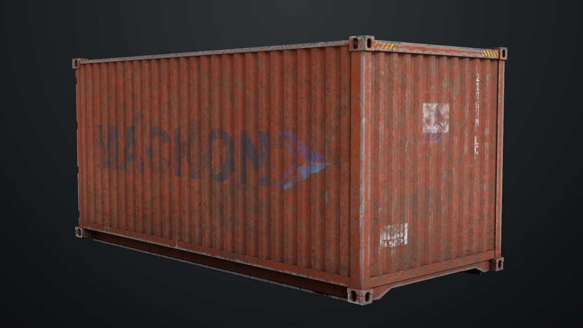5 Cargo Dusty Container 20ft Single Mat