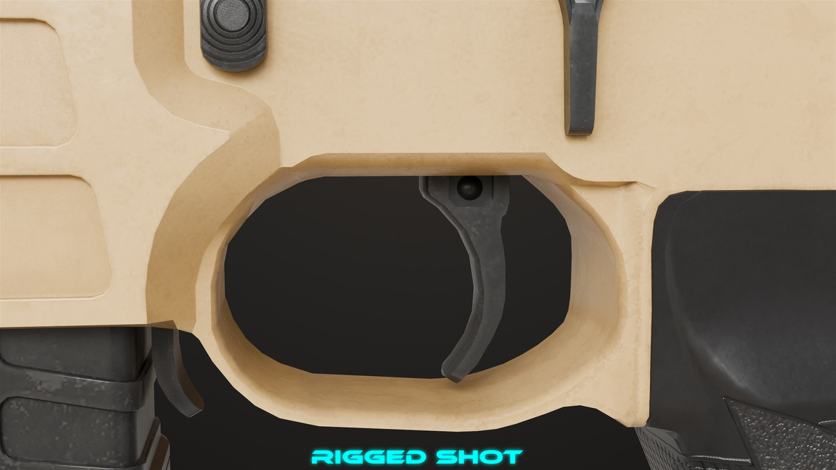 Sniper Rifle 04 Sandal URP HDRP Textures