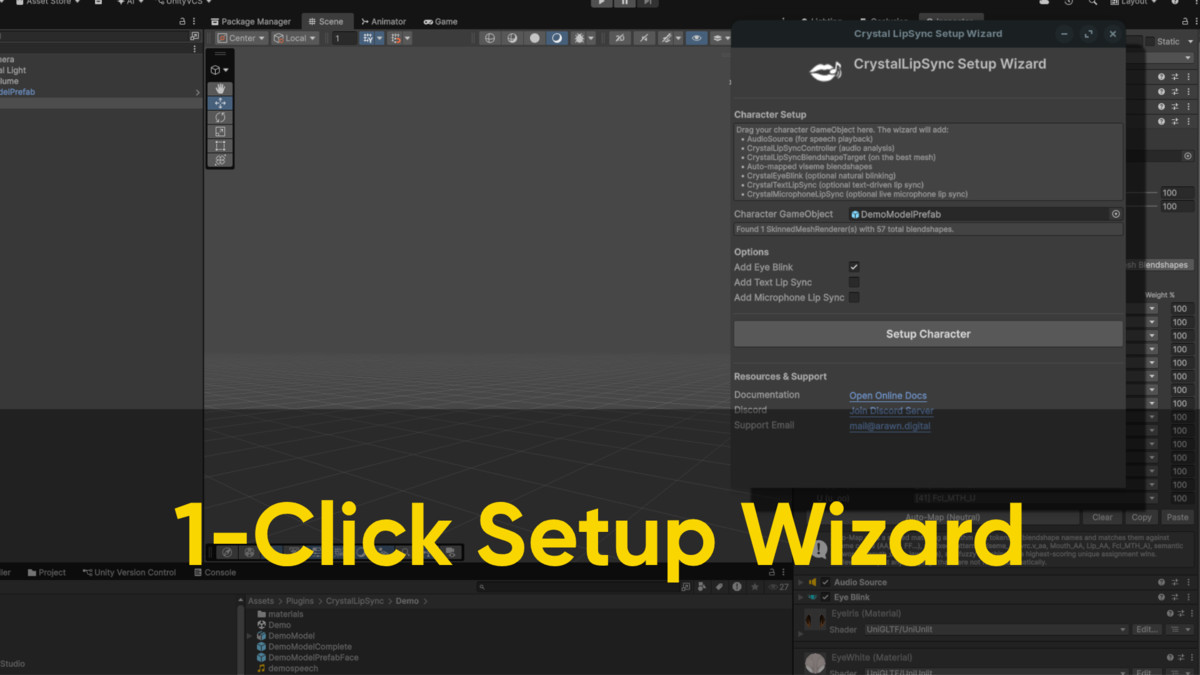 Crystal LipSync | 1-Click Solution incl. Game Creator 2 Integration