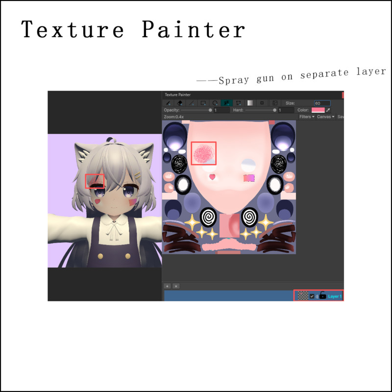 Material Editor With Texture Painter
