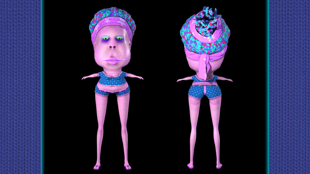 Funky Cartoon Woman – Candy