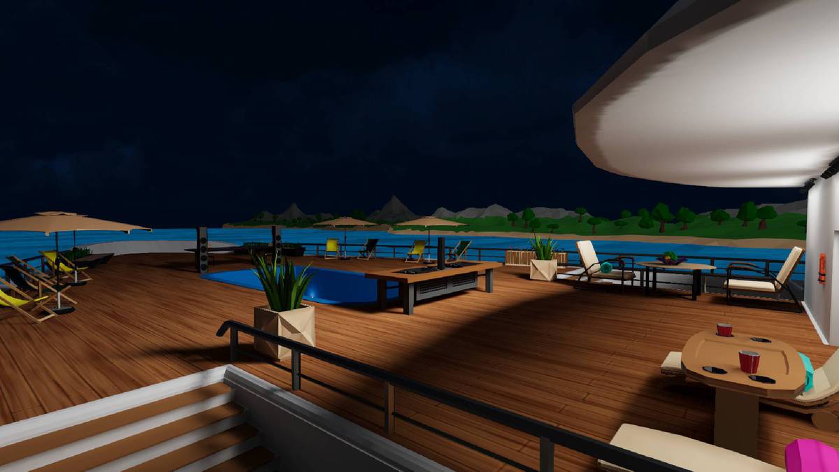 LowPoly Luxury Yacht