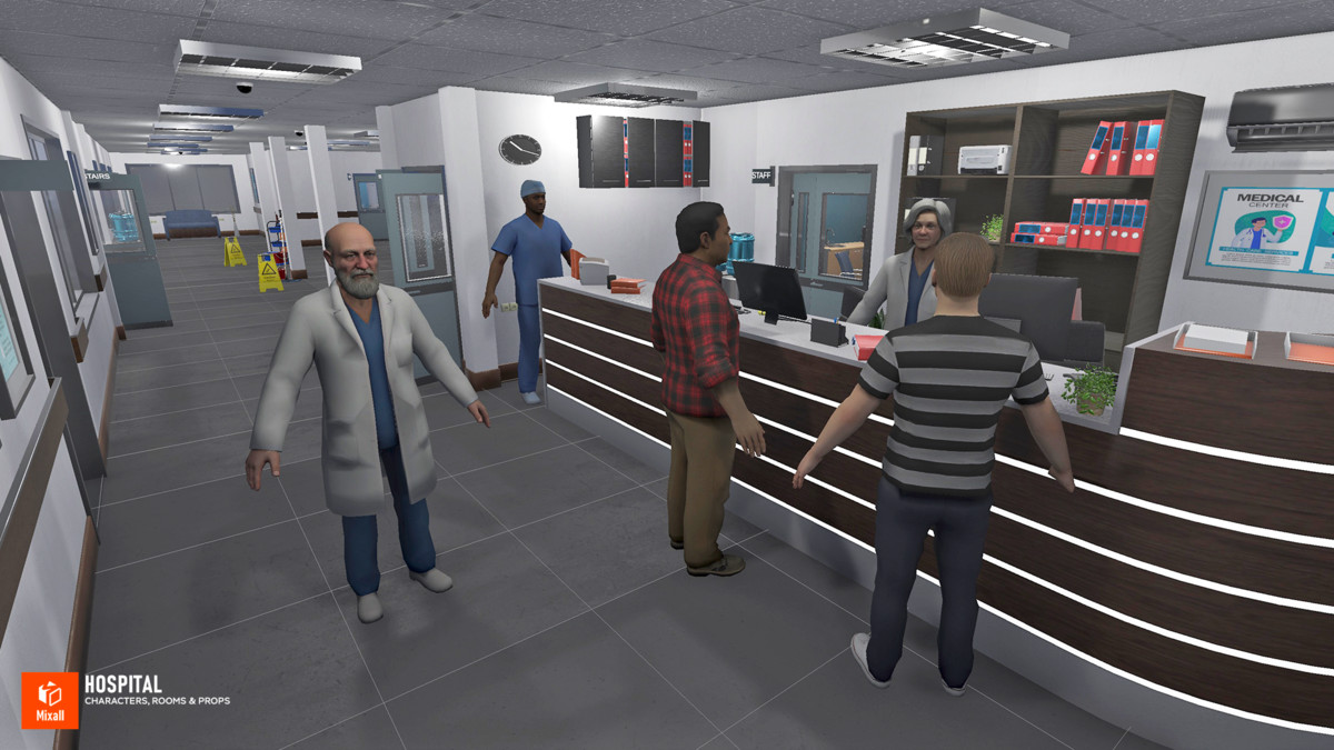 Hospital - Characters, Rooms & Props