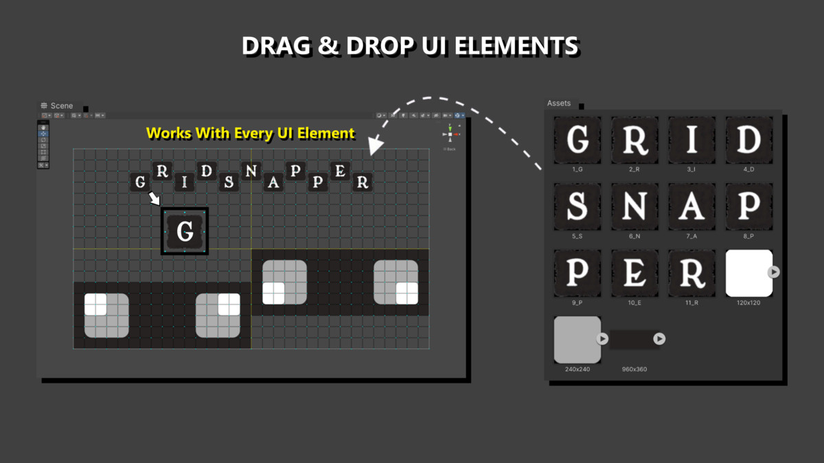 GridSnapper – UI Alignment Tool for Unity