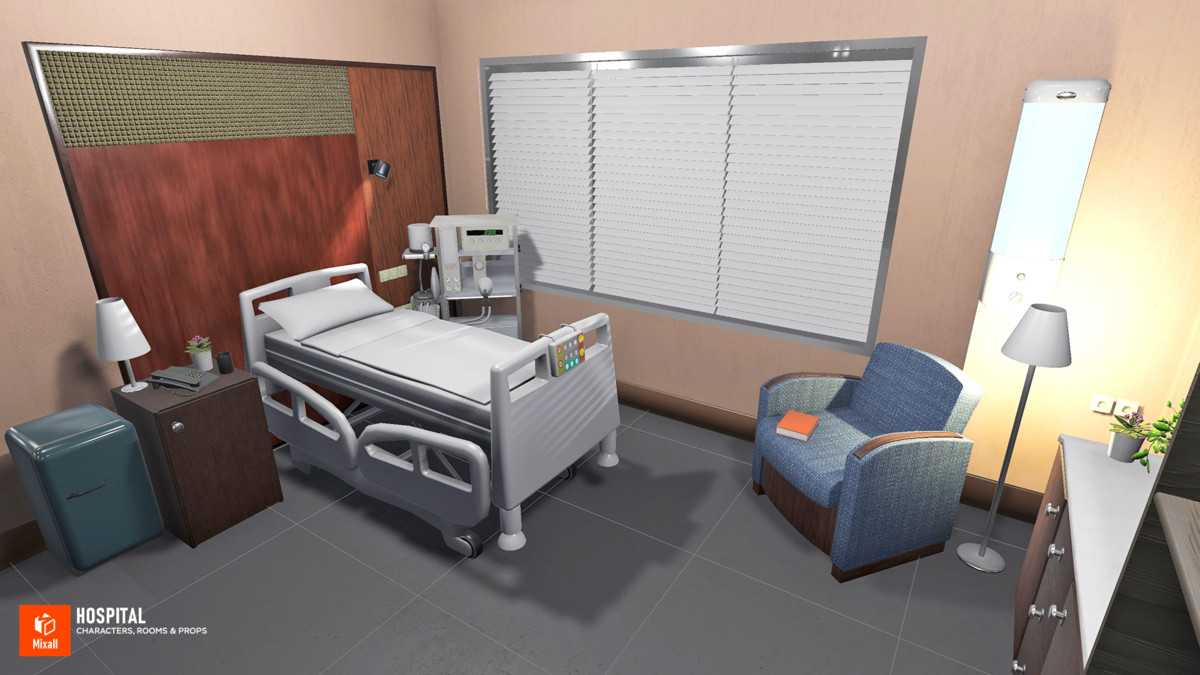 Hospital - Characters, Rooms & Props