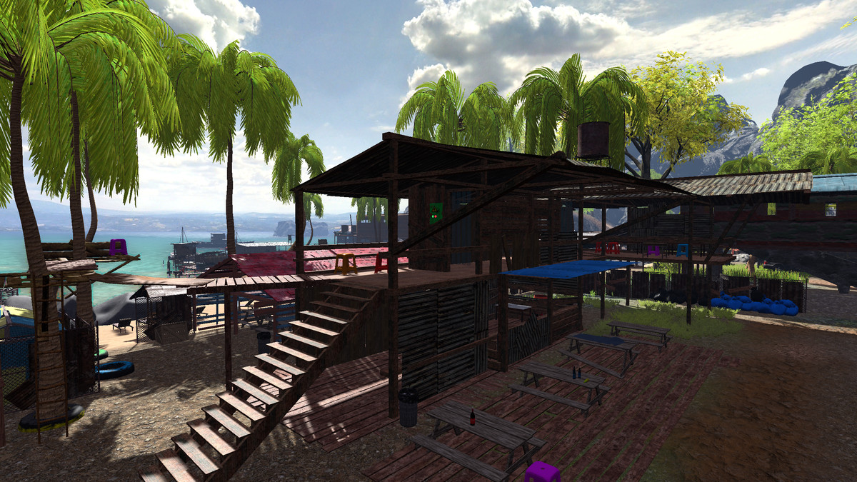 South Pacific Island - Map