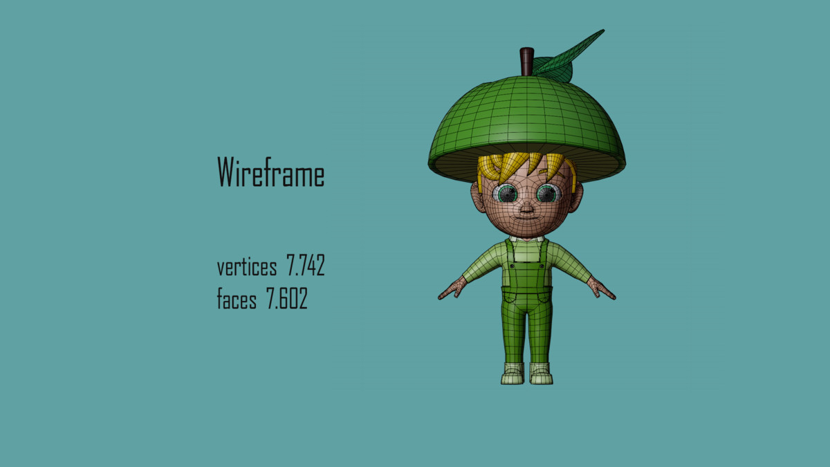Cartoon kids 3 03 in fruit costumes